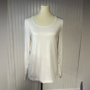 Long sleeve white top